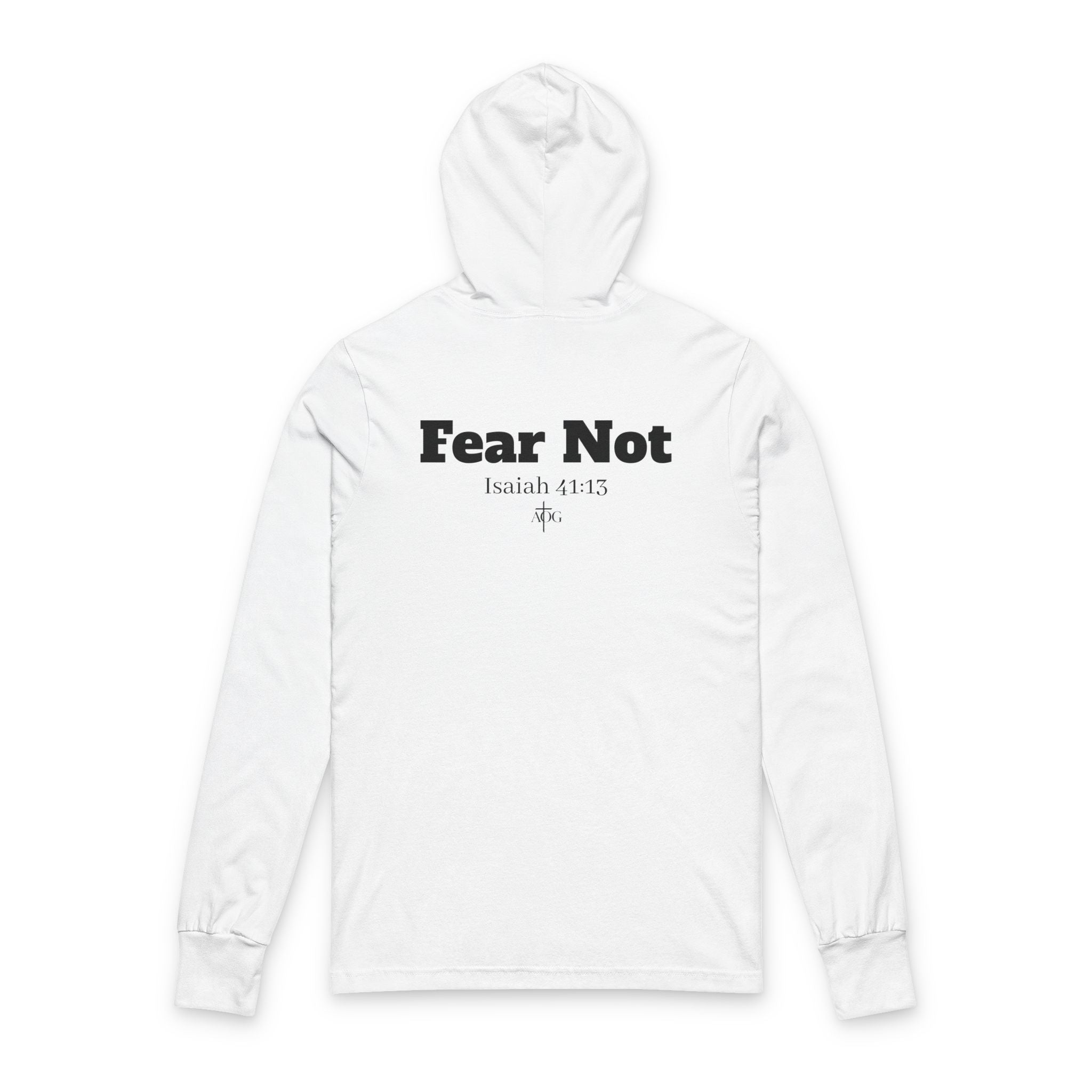 Faith-Inspired Unisex Hooded Long Sleeve Tee - 'Fear Not' Isaiah 41:13, Christian Apparel, Casual Wear, Inspirational Gift, Hoodie for [...]