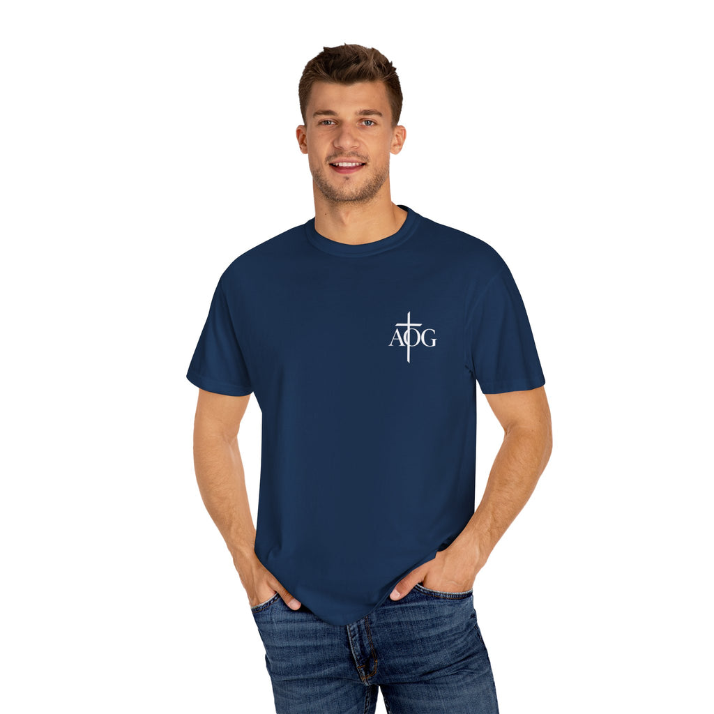 Garment-Dyed T-Shirt with Revelation 19:16 Design | Unisex Christian Tee | Faith-Based Apparel | Stylish Gift for Believers, Spiritual [...]