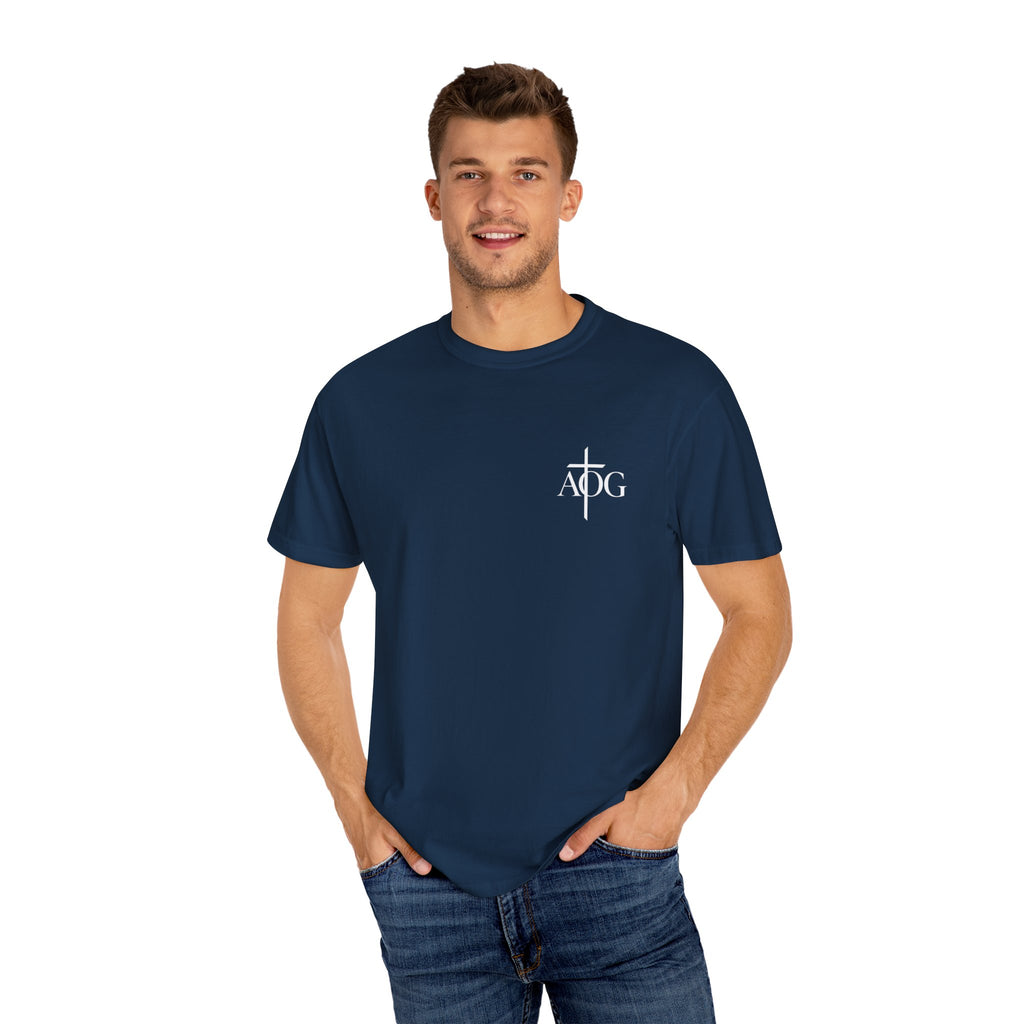 Garment-Dyed T-Shirt with Revelation 19:16 Design | Unisex Christian Tee | Faith-Based Apparel | Stylish Gift for Believers, Spiritual [...]