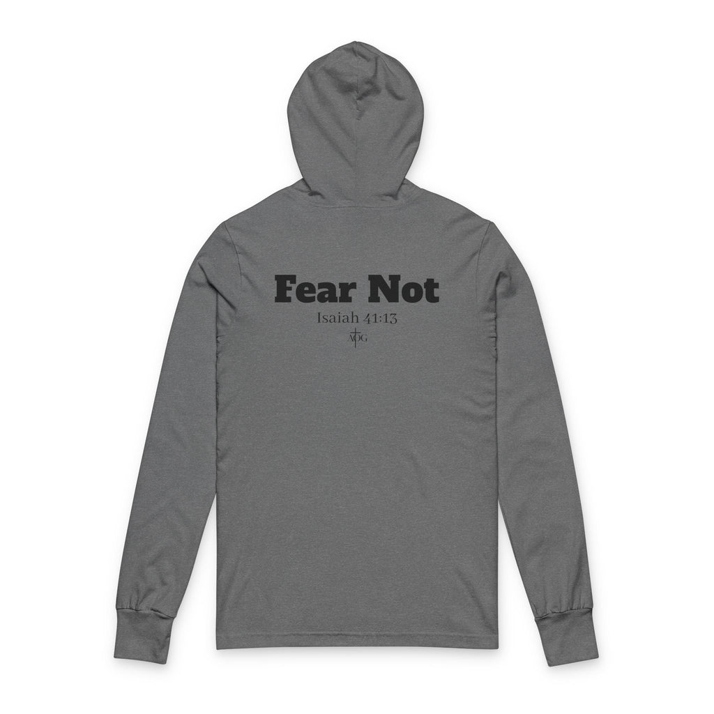 Faith-Inspired Unisex Hooded Long Sleeve Tee - 'Fear Not' Isaiah 41:13, Christian Apparel, Casual Wear, Inspirational Gift, Hoodie for [...]