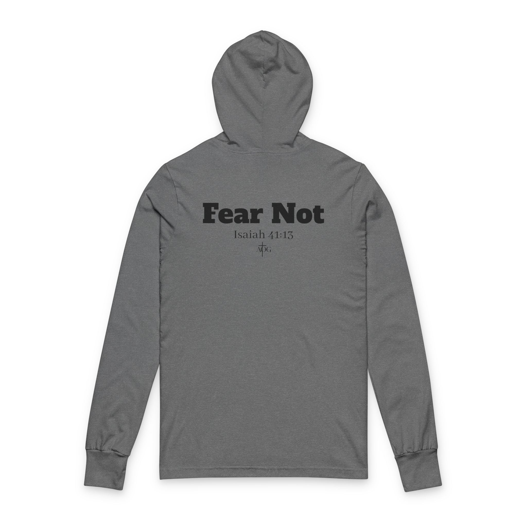 Faith-Inspired Unisex Hooded Long Sleeve Tee - 'Fear Not' Isaiah 41:13, Christian Apparel, Casual Wear, Inspirational Gift, Hoodie for [...]