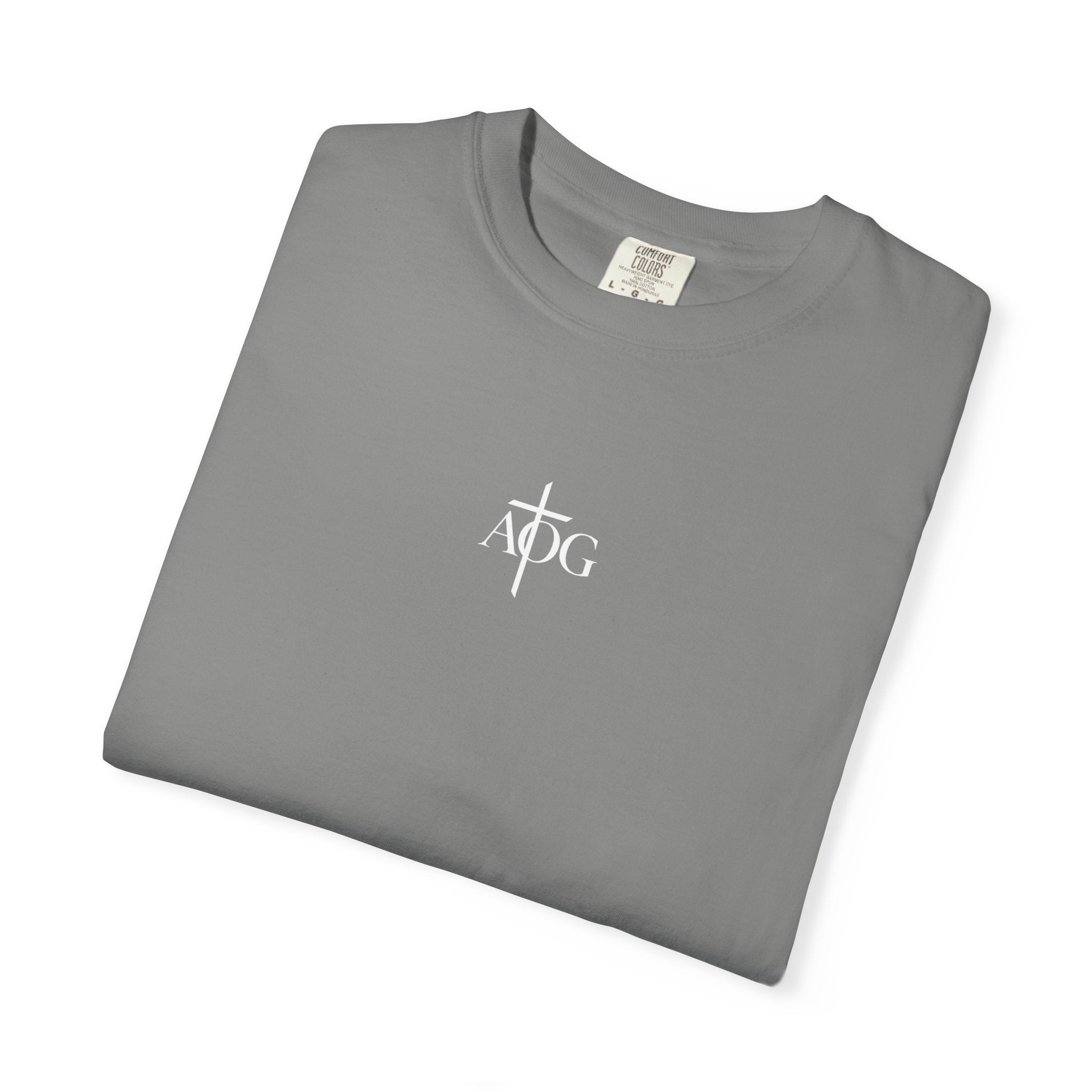 Garment-Dyed Unisex T-Shirt with Bold Design - Casualwear, Streetwear, Graphic Tee, Everyday Style, Gift for Him/Her