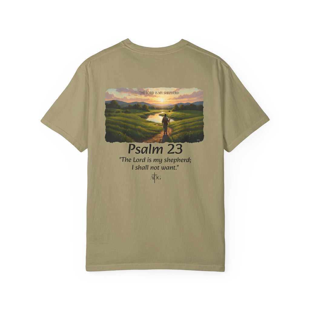 Inspirational Bible Verse T-Shirt, Faith Apparel, Christian Gift, Psalm 23 Shirt, Unisex Clothing