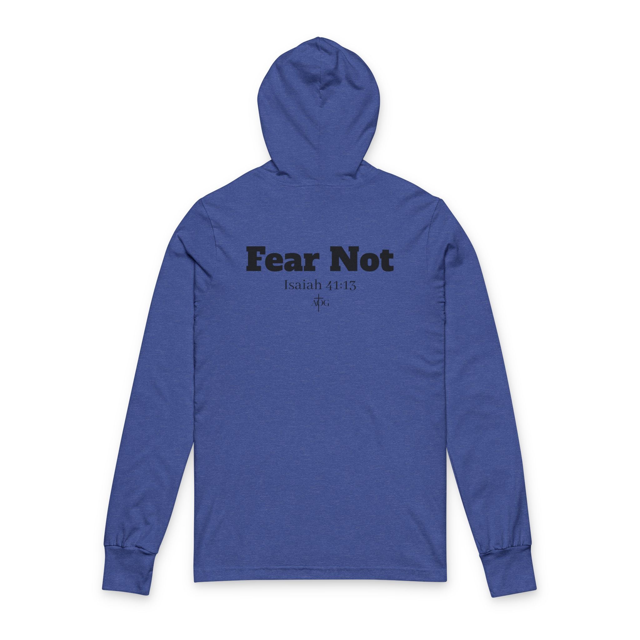 Faith-Inspired Unisex Hooded Long Sleeve Tee - 'Fear Not' Isaiah 41:13, Christian Apparel, Casual Wear, Inspirational Gift, Hoodie for [...]