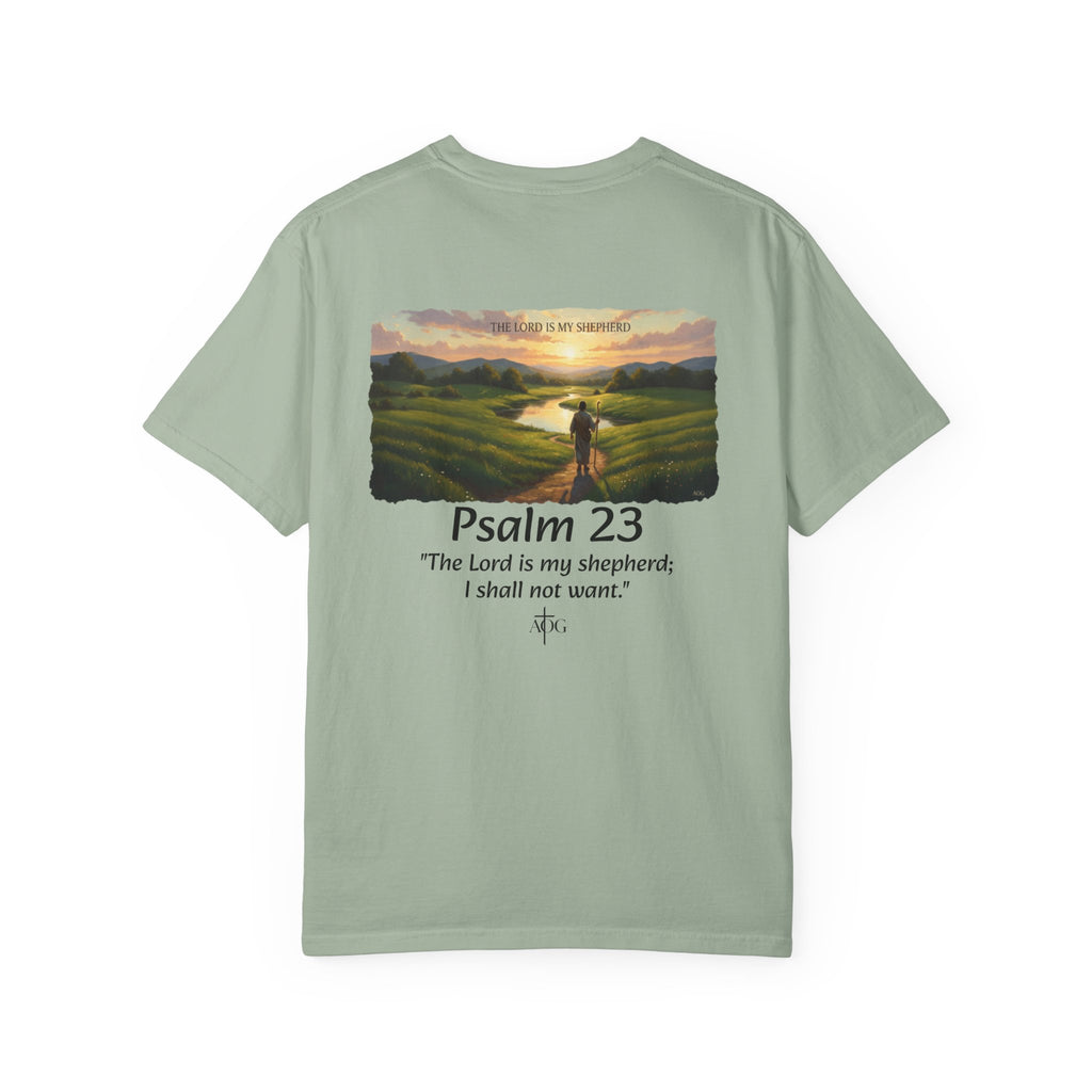Inspirational Bible Verse T-Shirt, Faith Apparel, Christian Gift, Psalm 23 Shirt, Unisex Clothing